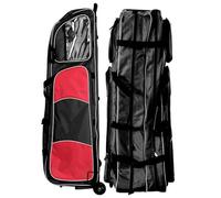Fencing Draw Bar Wheel Bag, Multiple Pockets Fencing Bag with Wheels, Waterproof 1680D Oxford Cloth Sword Bags, Fencing Equipment Storage Bag for Fencing, Sword, Clothing, Gloves E