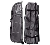 Fencing Draw Bar Wheel Bag, Multiple Pockets Fencing Bag with Wheels, Waterproof 1680D Oxford Cloth Sword Bags, Fencing Equipment Storage Bag for Fencing, Sword, Clothing, Gloves B