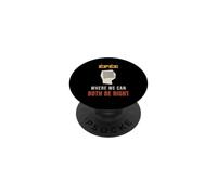 Fencing Epee Where We Can Both Be Right Funny Fencer PopSockets Adhesive PopGrip