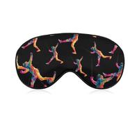 Fencing Fencer Epee Sword Blackout Sleep Mask for Side Sleeper Soft Covers for Travel Essentials Nap