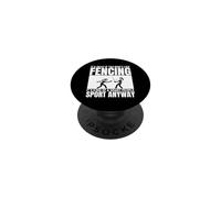 Fencing Is For Smart People Women Funny Fencer PopSockets Adhesive PopGrip