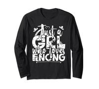 Fencing Is My Favorite Thing Always Playful Style Long Sleeve T-Shirt