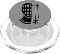 Fencing Mask With Swords Épée Sabre Fencer PopSockets PopGrip for MagSafe