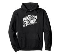 Fencing Mom Weapon Choice Epee Humor Funny Joke Pullover Hoodie