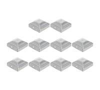 Fencing Post caps 10pcs Post Cover Cap for Traffic Barrier Columns, Iron Cover Cap with Tight Grip and Easy Installation, Outdoor Fence