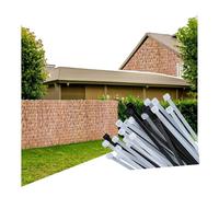 Fencing Rolls Decorative Garden 2 5 ft High Outdoor Border Fencing for Backyard Porch Pool & Wall R6 (135x750 cm)