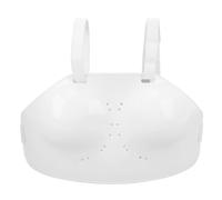 Fencing Sport Chest Guard PVC Adjustable Strap Fencing Women Breast Protector for Soccer Baseball Volleyball (S size)