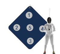 Fencing Target Practice - Wall-Mounted Fencing Practice Target,Skill Improvement Tool, Home Auxiliary Tool Featurings Five Bulls-Eyes For Child And Adult Fencer