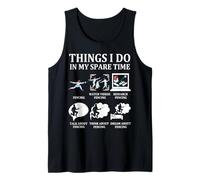 Fencing Things I Do in My Spare Time Fencer Sport Enthusiast Tank Top