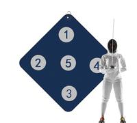 Fencing Training Equipment - Wall-Mounted Target Training Fencing Practice | Auxiliary Gears With Five Bulls-Eye, Compact Skill Equipment