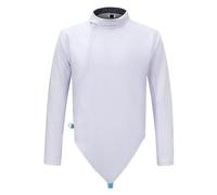 Fencing Training Jacket, Ice Silk Material, Breathable and Comfortable, Durable and Puncture-Resistant, Suitable for Foil/Epee/Sabre Specialized Fencing Uniforms(52#,Left-handed)
