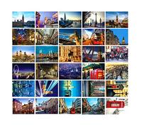Fendawn Strive 30 PCS Beautiful Classic Scenery Postcard Artistic Retro Photo Postcards, London