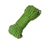Fendawn Strive Green Jute Twine Eco-friendly Strong Natural Jute String Rope 6mm x 20m (0.24inch x 65feet)