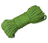 Fendawn Strive Natural Materials Hemp Rope,8mm 20M(65ft) Jute Rope for DIY Decoration Gift,Green