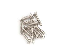 Fender 001-9672-049 3 x 1/2 Inches Control Plate Mounting Screws for Electric Guitar, Truss Head Sheet Metal