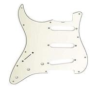 Fender 005 3817 3-Ply Mint Green 11 Hole Vintage Mount S/S/S Stratocaster Pickguard with Truss Rod Notch) (Left Hand)