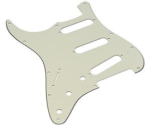 Fender 005-6199-000 3-Ply Parchment 11-Hole Mount S/S/S Stratocaster Pickguard (Left Hand)