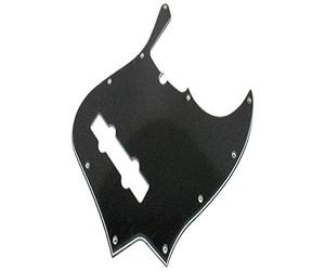 Fender 006/3313/Black 000 3-Ply 10 Hole Mount 5-String Jazz Bass Pickguard