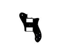 Fender 006 4310/002 3 Ply Black 14 Hole Mount '72 Tele Deluxe Pickguard