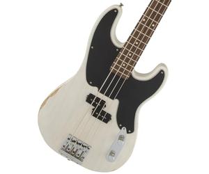 Fender 0138410701 Mike Dirnt Road Worn Precision Bass Rosewood Fingerboard Electric Guitar - White Blonde