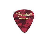Fender 098-0351-809 351 Shape Premium Picks, Medium, Red Moto, 12 Count