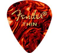 Fender 098-0451-700 451 Shape Picks, 12 Count, Shell, Thin