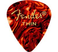 Fender 098-0451-700 451 Shape Picks, 12 Count, Shell, Thin