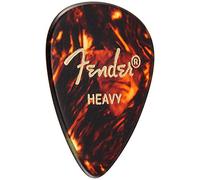 Fender 098-0451-900 451 Shape Picks, 12 Count, Shell, Heavy