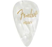 Fender 098-2351-505 351 Shape Premium Picks, Heavy, White Moto, 144 Co