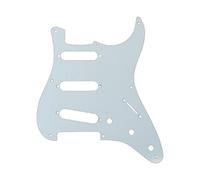 Fender Stratocaster Pickguard 099-2017-000 - 1-Ply White, 8-Hole Mount S/S/S
