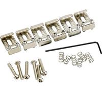 Fender 099-2051-000 American Vintage Stratocaster® Bridge Saddles (6) (Nickel), 0992051000