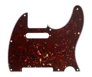 Fender 099 2152-000 Standard Tele Pickguard Tortoise Shell Pickguard | Guitar protection and customization with 8-hole mount and 4-ply tortoise shell construction