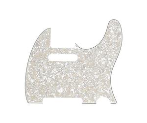 Fender 099 2174 4 Ply Knitting Pattern with Aged White Pearl 8 Hole Mount Telecaster Pickguard