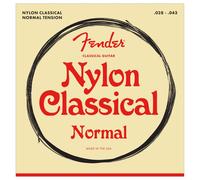 Fender 100 Classical Nylon Clear Silver Tie End Strings 28-43 pack of 10