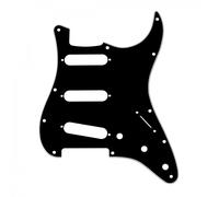 Fender® 11-HOLE MODERN-STYLE STRATOCASTER® S/S/S Pickguard Pickguard for Strat® 3-Ply S/S/S 11-Hole Black