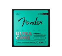Fender 1250 Ultracore™ Guitar Strings, Nickel Plated Steel, Ball End, 1250L Gauges .009-.042, (6) 3-Pack