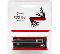 Fender 14-in-1 Guitar Multi-Tool Setup & Maintenance Kit | Guitar setup kit, hex wrenches, truss rod wrench, screwdrivers, ruler, electric guitar luthier tool, all makes and models