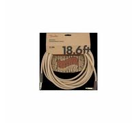Fender 18.6' Angled Festival Instrument Cable, Pure Hemp, Natural