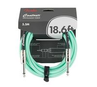 Fender 18.6' Contour Instrument Cable, Seafoam Green