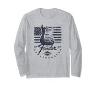Fender 1946 Stratocaster American Flag Backdrop Long Sleeve T-Shirt