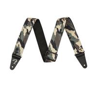 Fender - 2" Camo Strap, Woodland, 34” to 59” Adjustable Length