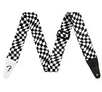 Fender 2" Checkerboard Wavy Polyester Guitar strap. 0990637288