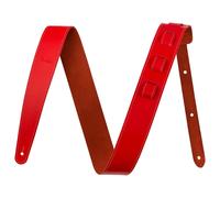 Fender 2" Essentials Leather Strap Red