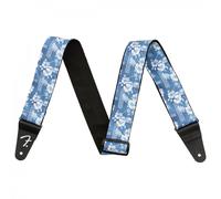 Fender® Hawaiian Guitar Strap Guitar Strap Width 5 cm Length 86-150 cm Blue Floral