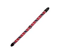 Fender 2 Inch Monogrammed Guitar Strap, Red,White,Blue (NEW)
