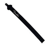 Fender 2 Inch Poly Guitar Strap Black with Grey Logo