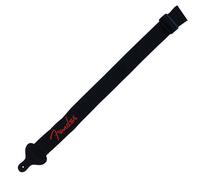 Fender 2 Inch Poly Guitar Strap Black with Red Logo