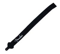 Fender 2 Inch Poly Guitar Strap Black with White Logo