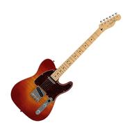 Fender 2024 Collection Made in Japan Hybrid II Telecaster MN Flame Sunset Orange Transparent