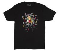 Fender 2025 Ugly Christmas Tee, Black, XL